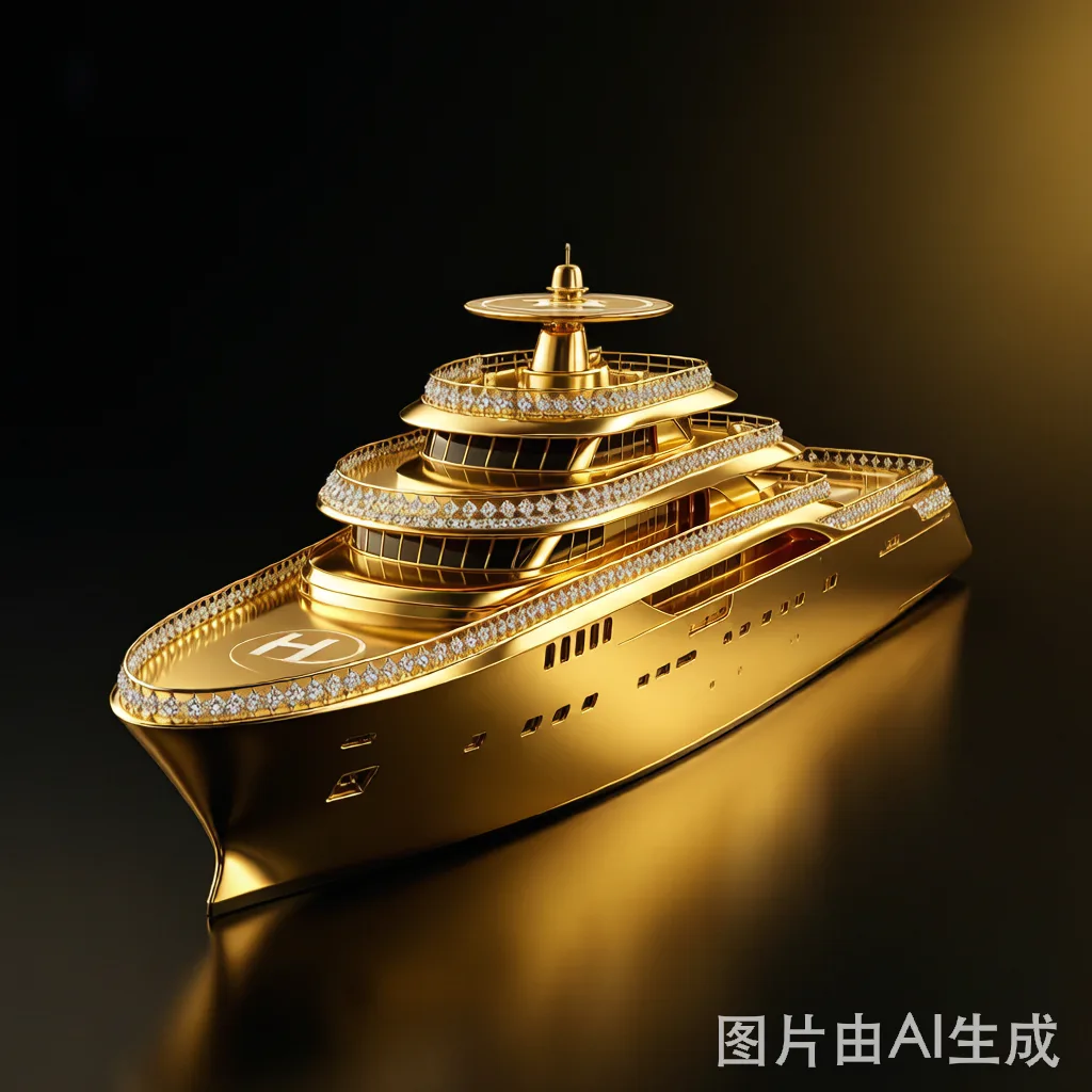 黄金超级游艇