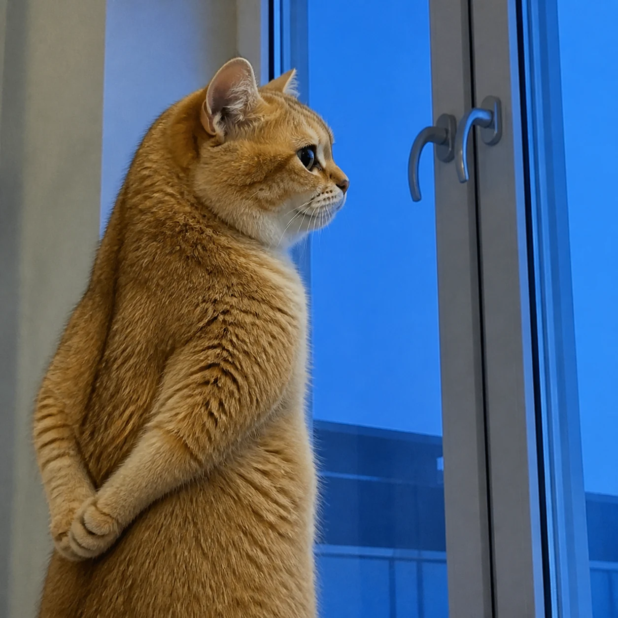 背手猫咪 模板缩略图